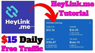 How to create haylink me account 💸💰 How to Earn Money From HeyLink💸💰  💸💰HeyLink Earning💯🔥 [upl. by Hyozo940]