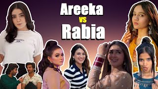 TikTok Creatures  Areeka Haq Vs Rabia Faisal [upl. by Kristan]