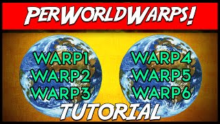 Minecraft  PerWorldWarps Warps for certain worlds  Plugin Tutorial [upl. by Fattal]