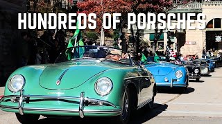 Porsche Palooza 2023  Downtown Parade Eureka Springs Arkansas [upl. by Nealon59]