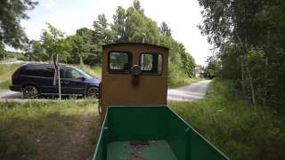 ZIEGELEIBAHN  BeinaheCrash am Bahnübergang Brücke Burgwall [upl. by Dennison770]