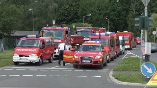 Feuerwehrbereitschaft 1 RP Köln AachenHeinsberg zur überörtlichen Hilfe nach Wesel [upl. by Haianeb807]