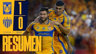 📹 Resumen Liga MX  Tigres 1  0 Necaxa  Jornada 1  Apertura 2024 [upl. by Enigroeg379]