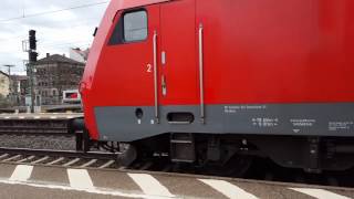 Br 152 Anfahrgeräusch und Flachstellen  Fürth Hbf [upl. by Octavian]