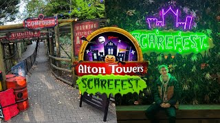 ALTON TOWERS SCAREFEST 2024 VLOG [upl. by Chassin]