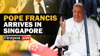 LIVE Pope Francis Arrives in Singapore as Final Stop on Asia Tour After East Timor Visit [upl. by Dhar]