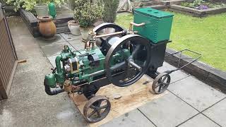 CROSSLEY 1065 STATIONARY ENGINE OF 1926 [upl. by Abrahams]