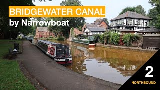 Bridgewater Canal by Narrowboat 2  Altrincham to Worsley [upl. by Kacey682]