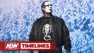 The ICON Sting in AEW  AEW Timelines [upl. by Ahseken]