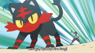 Ash litten evolves into torracat sun amp moon [upl. by Eirbua631]