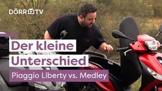 Piaggio Liberty 125 vs Medley 125  Wer gewinnt [upl. by Stalker]