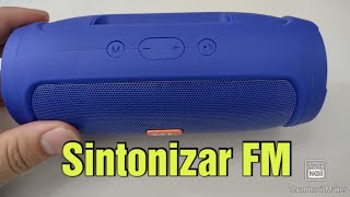 Como sintonizar rádio FM na caixa de som JBL paralela al006 al007 al009 [upl. by Yanad450]