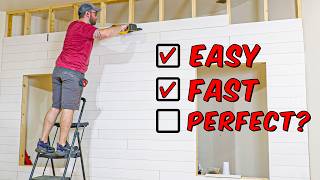 15 Tips for a Perfect Easy Shiplap Wall Install [upl. by Oleta255]