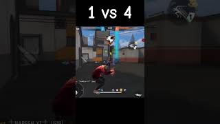 1 vs 4 CLUTCH 😈🔥🤯 I AM BEAST MODE GAMING 🔥 shorts freefire shortsfeed [upl. by Irbua]