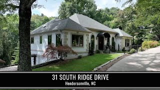 31 South Ridge Drive Hendersonville NC 28739 [upl. by Schnapp153]