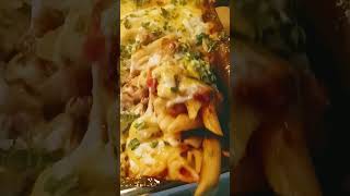 Baked mostaccioli with two cheeses Like and Subscribe [upl. by Nnylrac]