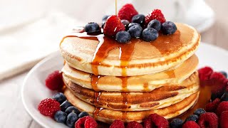 How to make pancakes  The best fluffy pancake recipe [upl. by Janka]