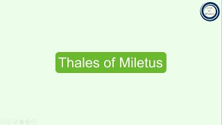 Thales of Miletus [upl. by Shandie]