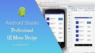 Modern UI Design using LinearLayout in Android Studio Tutorial [upl. by Sung450]