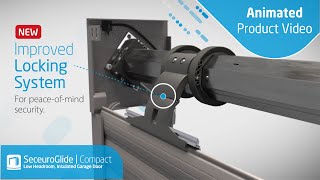 SeceuroGlide Compact Roller Garage Door Animated Video [upl. by Nnaeerb]