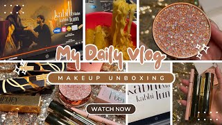 Makeup Asmr Unboxing  My Daily Vlog [upl. by Bores]