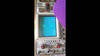 Troubleshoot Tektronix 465B Oscilloscope with Funky Traces [upl. by Anemolihp472]