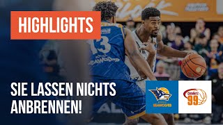 Sie lassen nichts anbrennen ROSTOCK SEAWOLVES  NINERS Chemnitz  BBL Highlights [upl. by Timon]