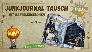 Junkjournal Tausch mit Bastelkügelchen  7 [upl. by Anitrak]