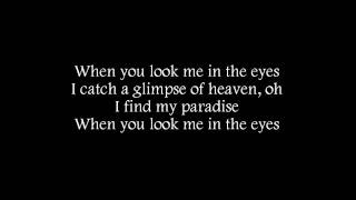 Jonas Brothers  When You Look Me In The Eyes Lyrics on Screen [upl. by Neyuq279]