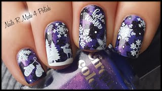 Winter Nageldesign Anleitung  Winternägel selber machen  Winter Nailart Tutorial [upl. by Regor887]