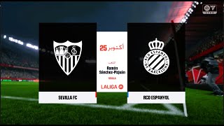 EAFC25  Espanyol vs Sevilla  La Liga  20242025 [upl. by Anthiathia]