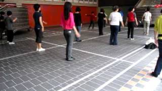 La Copa Ingrind Kan amp students Kans line dance [upl. by Wadlinger589]