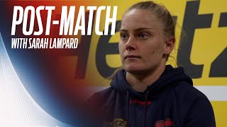 WK 5  PostMatch Interview  Sarah Lampard [upl. by Lellih]