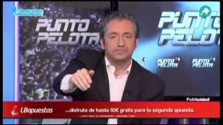 Josep Pedrerol se cabrea con los becarios de Punto Pelota [upl. by Lateehs]