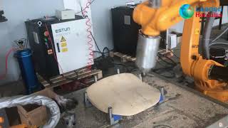 ESTUN Industrial Robots  Wood Welding [upl. by Rbma878]