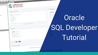 Oracle SQL Developer Tutorial Feature Demonstration [upl. by Wivinia921]