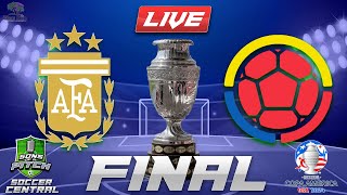 Argentina vs Columbia Copa America 2024 Final LIVE Stream Game Audio  Live Streamcast amp Hangout [upl. by Korella]