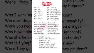 Be forms  Past tenseQuestionsPast tense Spoken English  Easy grammar tip JaffnaJanu4 [upl. by Ynez]