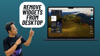 How to Delete Widgets from Desktop on Mac in macOS Sonoma [upl. by Ydnat]