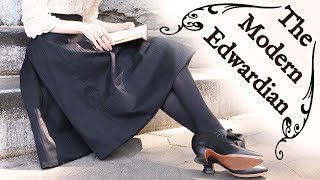 Making A Modern Edwardian Walking Skirt  Historical Style [upl. by Piotr]