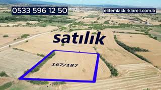 kırklareli üsküpte satılık 5533 m2 Tarla satılık [upl. by Haldas]