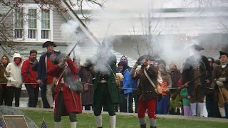 Battle of Lexington reenacted on Patriots Day [upl. by Malda]