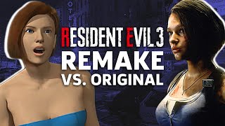 Resident Evil 3 Remake Vs Original Gameplay Comparison [upl. by Atinrahc]