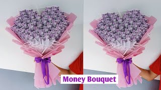 How to make money bouquet 50pcs diybouquet moneybouquet [upl. by Aicetal]