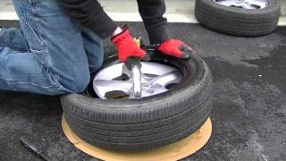 how to mount a tire by hand [upl. by Aznecniv]