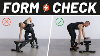 How to Perfect Your Dumbbell Row  Form Check  Mens Health [upl. by Ron]