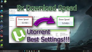 How to Speed Up uTorrent Downloads  5x Download Speed  Speed Up Utorrent [upl. by Michaeu]