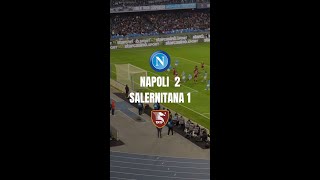 Napoli Salernitana 21 gol di Rahmani visto dagli spalti 13 gennaio 2024 [upl. by Nila]