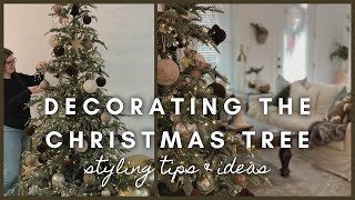 Decorating the Christmas tree 2023  styling tips amp ideas [upl. by Haraz880]