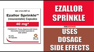 quotEzallor Sprinkle Managing Cholesterol with Ease  Uses Dosage Side Effects cholesterol [upl. by Vacla548]